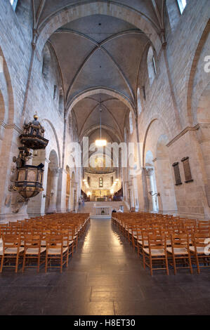 Cattedrale di Lund, Lunds domkyrka, Skane, Svezia, Europa Foto Stock