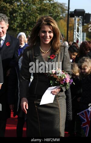 HRH Principessa Haya Bint Al Hussein di Newmarket Novembre 2016 Foto Stock