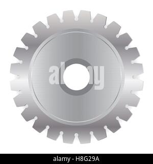 Visto, lama, ruota, taglio circolare, vettore, scintilla, acciaio, illustrazione, metallo, uno strumento di lavoro, disco, cerchio, Sharp, design, impostare Illustrazione Vettoriale