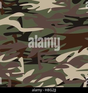 Il camuffamento, pattern, militare, esercito, seamless, vettore camouflage sfondo, materiale, abbigliamento, deserto, illustrazione, design Illustrazione Vettoriale