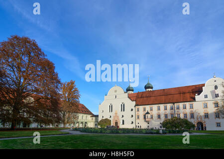 Benediktbeuern: Benediktbeuern Abbey, Oberbayern, Alta Baviera, Baviera, Baviera, Germania Foto Stock