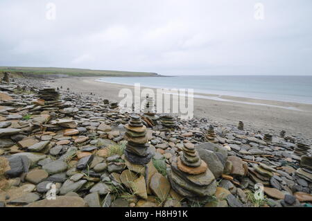 Baia di Skaill, Orkney Foto Stock