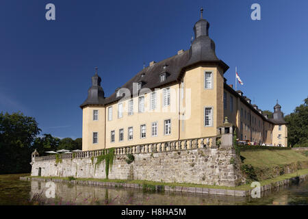 Schloss Dyck Castello, Jüchen, Niederrhein, Nord Reno-Westfalia, Germania Foto Stock