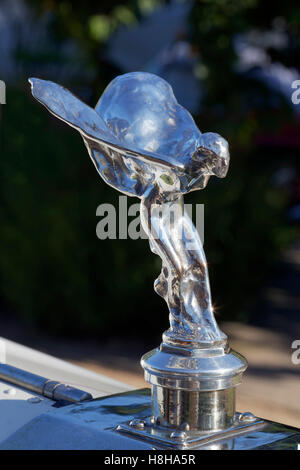 Emily figurina, Rolls-Royce ornamento del cofano, Rolls Royce Silver Ghost, modello 1914, Schloss Dyck Classic giorni 2016 Jüchen Foto Stock