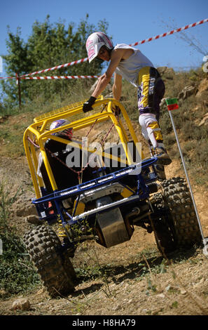 Veicolo 4x4 in azione Foto Stock