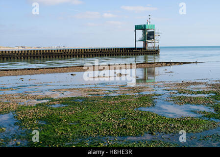 Entrata al porto di segale in East Sussex Foto Stock