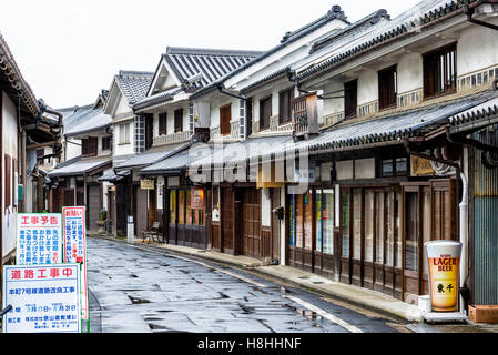 Kurashiki, Giappone - 28 Aprile 2014: Vista di Bikan area storica. È un vecchio quartiere mercantile Foto Stock