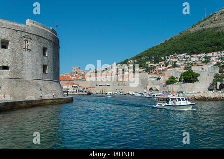 Porto di Dubrovnik, Croazia Foto Stock