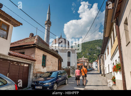 Varoska moschea di Travnik, Bosnia Erzegovina Foto Stock