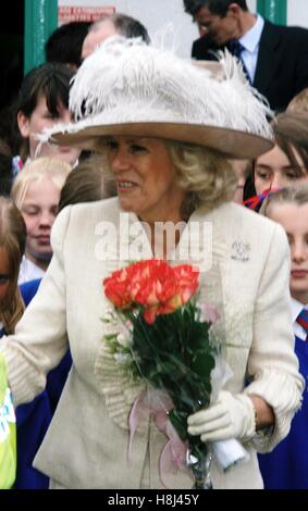 Di SUA ALTEZZA REALE IL PRINCIPE DI GALLES la duchessa di Cornovaglia assiste i veterani giorno, Blackpool Luglio 2008 Foto Stock