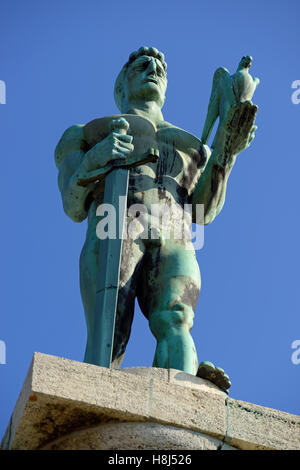 Il Victor monumento, Kalemegdan, Belgrado, Serbia Foto Stock