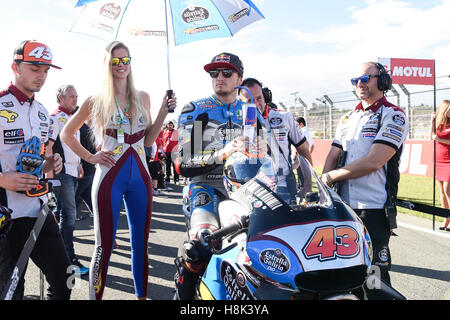 Valencia, Spagna. Xiii Nov, 2016. Jack Miller al circuito Ricardo Tormo. © Gaetano Piazzolla/Pacific Press/Alamy Live News Foto Stock