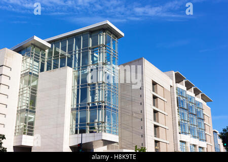 Dettagli architettonici del convention center building a Washington DC. Foto Stock