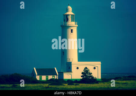 Hurst Point Lighthouse è situato a Hurst punto nella contea inglese di Hampshire, Foto Stock