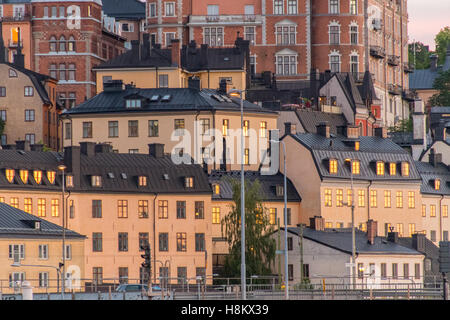 Stoccolma, Svezia - Gamla Stan, altrimenti chiamato la Città Vecchia è uno dei più grandi e meglio conservate città medievali centri in Foto Stock