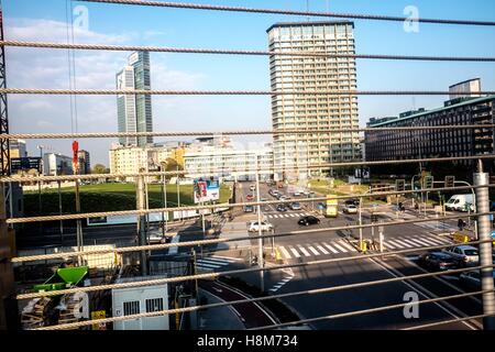 Il punto di vista della nuova Porta Nuova complessa da un posto vicino a Gae Aulenti Foto Stock