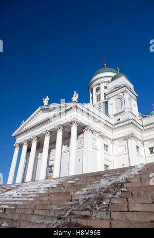 Nella cattedrale luterana di Helsinki, Finlandia Foto Stock