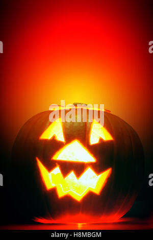 Zucca di Halloween Foto Stock