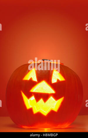 Zucca di Halloween Foto Stock