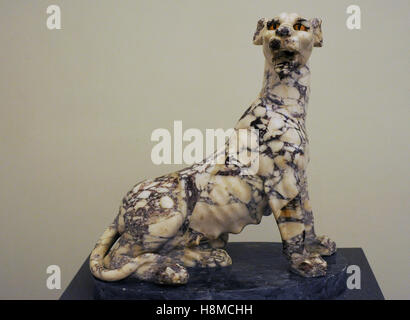 Statua di Panther. Di epoca imperiale. Opera Romana. Paonazzo marmo. Museo Archeologico Nazionale di Napoli. L'Italia. Foto Stock