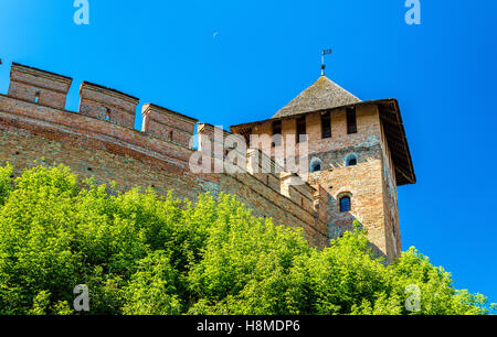 Vista del Castello Lubart in Lutsk - Ucraina Foto Stock