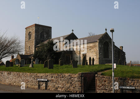 San Bartolomeo la chiesa di Aldbrough, East Yorkshire, Inghilterra Foto Stock
