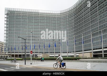 Belgio: Commissione europea HQs (edificio Berlaymont a Bruxelles. Foto da 11. Settembre 2016. | Utilizzo di tutto il mondo Foto Stock