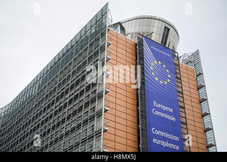 Belgio: Commissione europea HQs (edificio Berlaymont a Bruxelles. Foto da 11. Settembre 2016. | Utilizzo di tutto il mondo Foto Stock