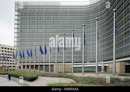 Belgio: Commissione europea HQs (edificio Berlaymont a Bruxelles. Foto da 11. Settembre 2016. | Utilizzo di tutto il mondo Foto Stock