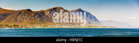 Panorama di Hermanus in Sud Africa Foto Stock