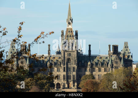 Edimburgo, Scozia, 5th, novembre 2016 viste esterne di Fettes College. Foto Stock