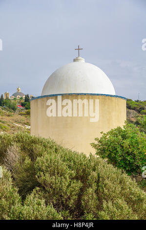 La Cappella della Sacra Famiglia, e il carmelitano Stella Maris Monastery, a Haifa, Israele Foto Stock