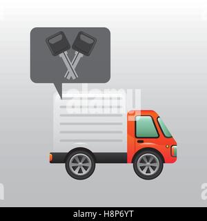 Mini carrello tasti icona veicolo design illustrazione vettoriale EPS 10 Illustrazione Vettoriale