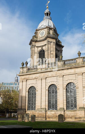 La Cattedrale di Birmingham, conosciuta anche come la Cattedrale di San Filippo Foto Stock