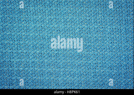 Abstract blu vintage textured copertura in vinile con griglia blu panno per uno stile rétro. Foto Stock