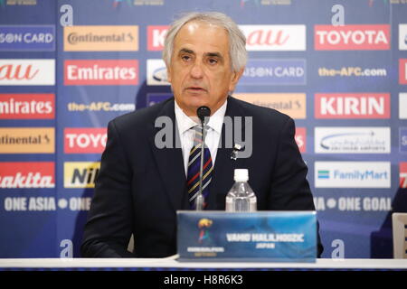 Saitama, Giappone. Xv Nov, 2016. Vahid Halilhodzic (JPN) Calcio/Calcetto : FIFA World Cup Russia 2018 Qualificatore asiatici Final Round Group B match tra Giappone 2-1 Arabia Saudita a Saitama Stadium 2002 a Saitama, Giappone . © Sho Tamura AFLO/sport/Alamy Live News Foto Stock