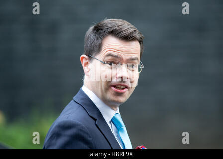 James Brokenshire,il segretario di Stato per l'Irlanda del Nord,arriva a 10 Downing Street,per una riunione del gabinetto Foto Stock