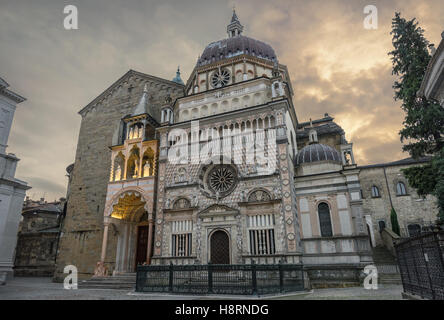 Capella Coleoni a Bergamo, Italia Foto Stock