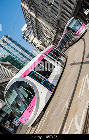 Midland Metro City Centre, Birmingham, West Midlands, England, Regno Unito Foto Stock