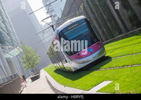 Midland Metro City Centre, Birmingham, West Midlands, England, Regno Unito Foto Stock