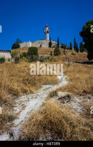 Statua di Cristo (Cristo del Otero) in Palencia, Spagna Foto Stock