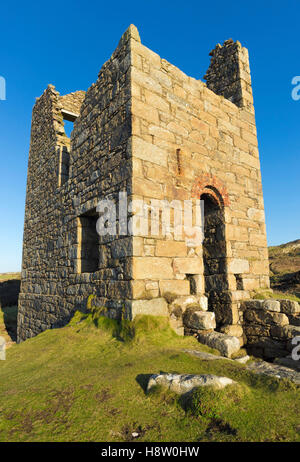 Wheal Edward Miniera, San Giusto, Cornwall, Inghilterra Foto Stock