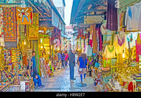 Il re Davide street è il posto migliore per acquistare qualche souvenir sul mercato centrale Foto Stock