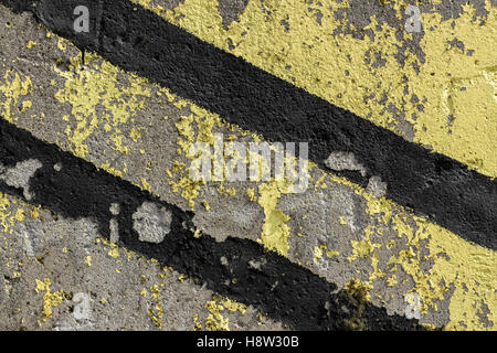 Industria segno di avvertimento. Abstract grunge background. Foto Stock