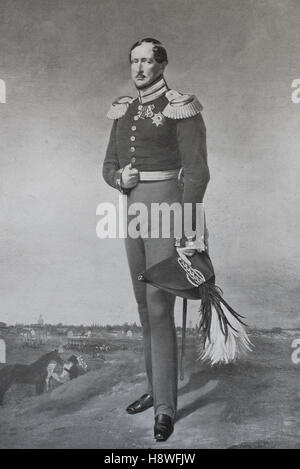 Federico Guglielmo III, Friedrich Wilhelm III fu re di Prussia dal 1797 al 1840 Foto Stock