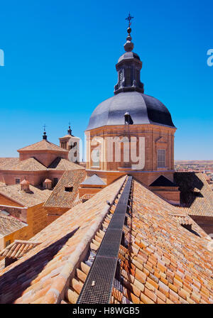 Spagna, Castiglia La Mancha, Toledo, vista di San Ildefonso Chiesa. Foto Stock