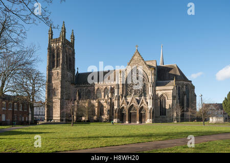 La Chiesa Parrocchiale di tutti i santi, Leamington Spa Warwickshire, Inghilterra, Regno Unito Foto Stock