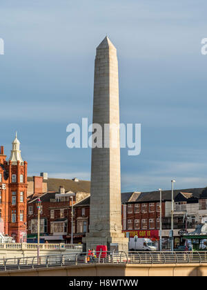 Monumento di guerra, Nord lungomare di Blackpool, Lancashire, Regno Unito. Foto Stock