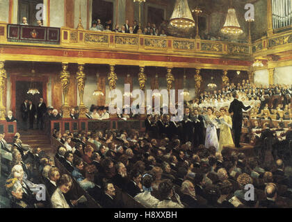 Auguste Mandlick l'Opera di Vienna Foto Stock