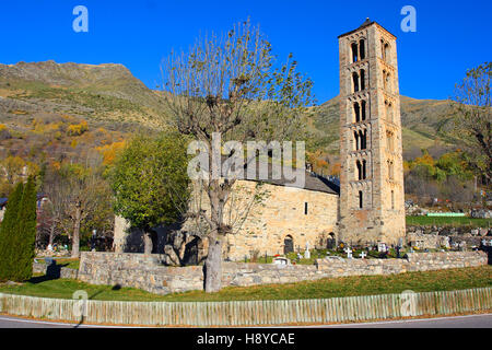 Sant Climent de Taüll chiesa romanica.Täull. Pirenei. Lleida. Spagna Foto Stock